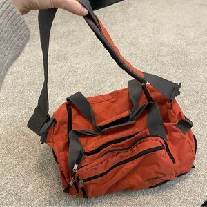 Eddie Bauer Men's Orange Duffel Bag